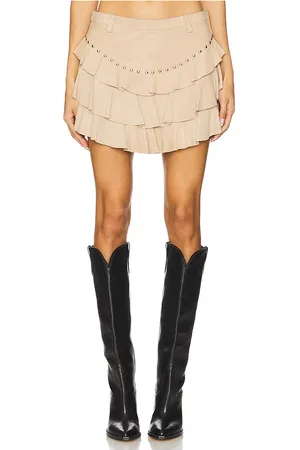 Understated Leather MINIROCK FRILL in . Size S, XS.