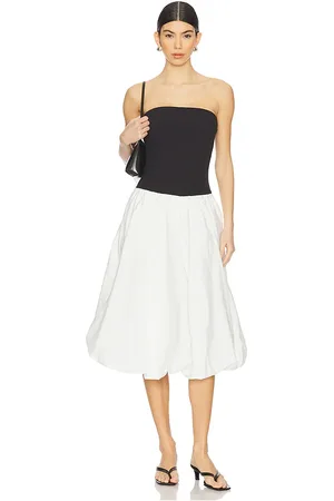 Steve Madden MIDI-KLEID OLIVER in Black,White. Size M, S, XL, XS.