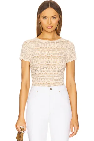 Free People SPITZEN-SHIRT ANGELINA in . Size M, S, XL, XS.