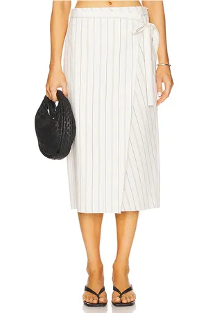 Vince Seedling Stripe Wrap Skirt in . Size 00, 10, 12, 14, 2, 4, 6, 8.