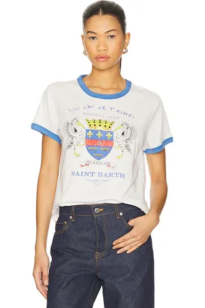 The Laundry Room RUNDHALSSHIRT SAINT in . Size M, S, XL, XS.