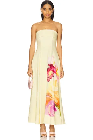Nicholas Melody Corset Midi Dress in . Size 6, 8.