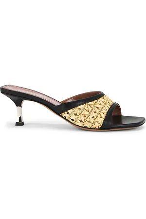 PARIS TEXAS PANTOLETTE LORENA in Black,Neutral. Size 37, 38, 39.