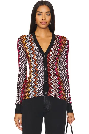 Missoni CARDIGAN BUTTONED in Rose,Orange. Size 40/4.