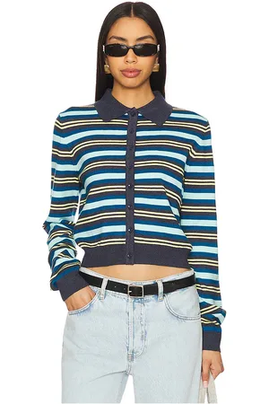 Lioness Awakening Cardigan in Navy,Baby Blue. Size M, S, XL, XS, XXL, XXS.