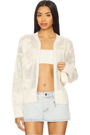 Sanctuary Flower Pop Open Stitch Jacket in . Size M, XL, XXL.