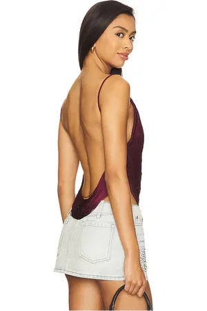 Jaded London OBERTEIL FRINGE BACKLESS in . Size XL.