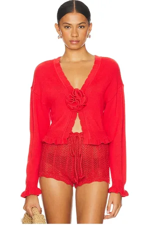 Tularosa CARDIGAN JOVIEN ROSETTE in . Size M, S, XS, XXS.