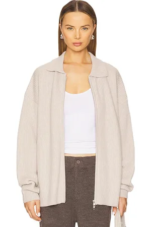 AYA MUSE Cashmere Collared Zip Up in . Size M, S, XS.