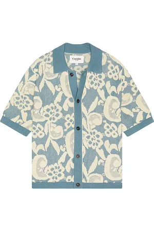 Corridor GEKNÖPFTES HEMD FLORAL in . Size M, XL/1X.