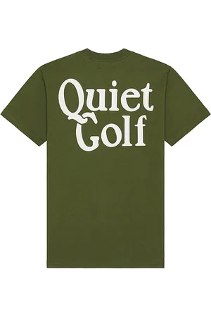 Quiet Golf SHIRT HERITAGE STACK in . Size M, S, XL/1X, XXL/2X.