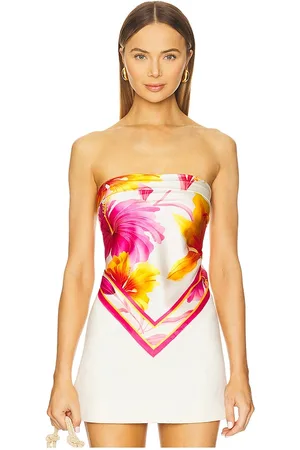 Retrofete OBERTEIL MIT SEIDE ALIVIA in Pink,Ivory. Size XS/S.