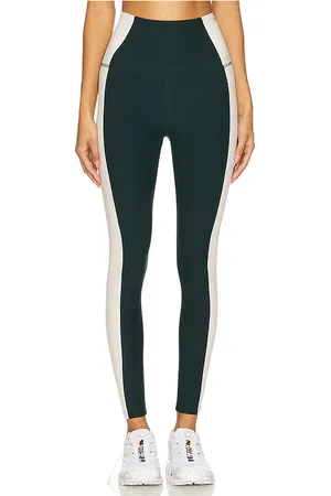 Beyond Yoga LEGGINGS SPACEDYE VITALITY COLORBLOCK HIGH WAISTED MIDI in . Size XS.
