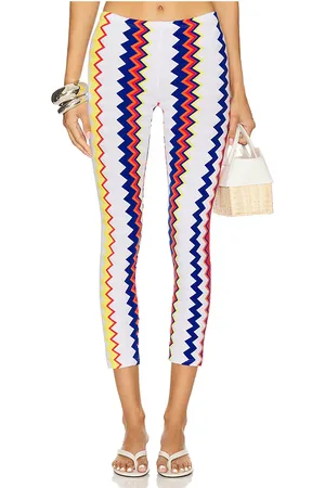 Missoni LEGGINGS in White,Red. Size 38/2, 40/4, 44/8.