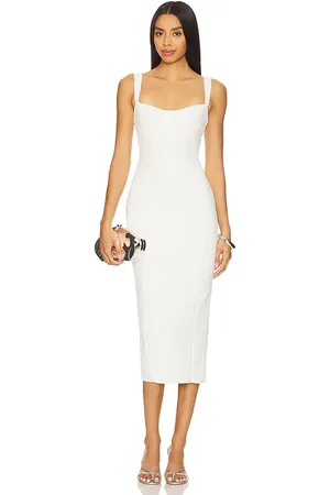 GOOD AMERICAN KLEID SCUBA CRYSTAL SWEETHEART in . Size XXL/2X, XXXL/3X, XXXXL/4X.
