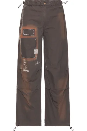 JUNGLES HOSE MIT REISSVERSCHLUSS REPAIRED in . Size M.