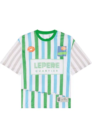 Le PÈRE SHIRT in Green,Blue. Size M, S, XL/1X.