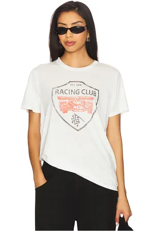 LAUREN MOSHI T-SHIRT MIT MOTIV WOLF in . Size M, S, XL, XS.