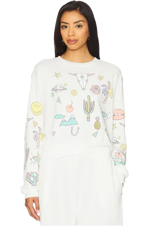 LAUREN MOSHI CROP-SWEATSHIRT SPALDING in . Size M, S, XL, XS.