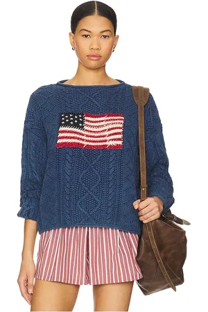 Ralph Lauren STRICKPULLOVER COTTON LINEN BLEND in . Size M, S, XL, XS.