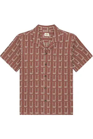 Marine Dobby Resort Shirt in . Size M, S, XL/1X.