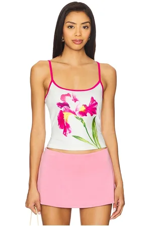 Runaway The Label TOP PARADISE in White,Fuchsia. Size M, S, XL, XS.