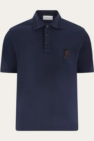 Salvatore Ferragamo Freizeitvariante des kurzärmeligen Polohemds aus Bio-Baumwolle