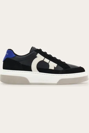 Salvatore Ferragamo Low-Top-Sneaker mit Obermaterial aus Funktionsnetzgewebe und Leder