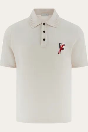 Salvatore Ferragamo Freizeitvariante des kurzärmeligen Polohemds aus Bio-Baumwolle