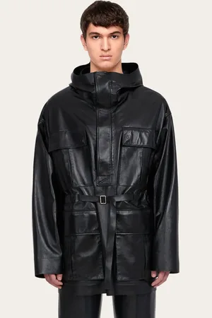 Salvatore Ferragamo Parka mit weicher Passform, gefertigt aus Nappa in Mattglanzausführung