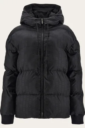 Salvatore Ferragamo Anorak aus Recycling-Nylon in Jacquardverarbeitung mit Monogram Textur
