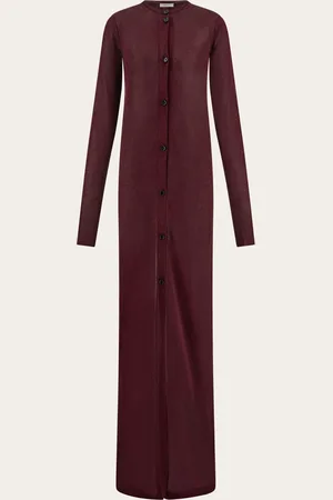 Salvatore Ferragamo Dieser Maxi-Cardigan setzt auf ein raffiniertes Spiel aus Texturen und Proportionen
