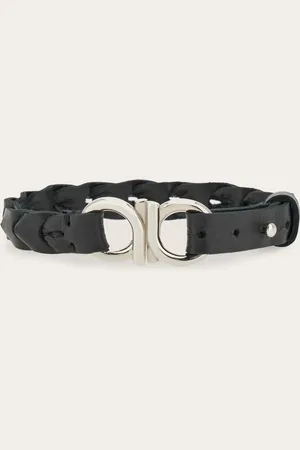 Salvatore Ferragamo Lederarmband mit dem neuen Gancini-Ornament