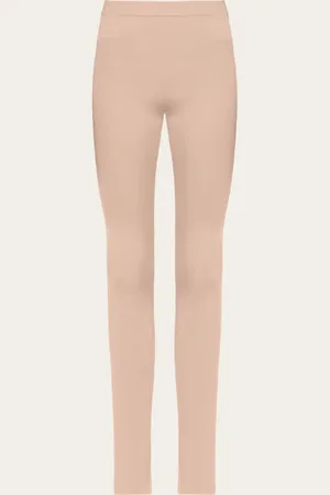 Salvatore Ferragamo Schlicht, feminin und entschieden der Welt des Balletts entsprungen: Diese Leggings bestehen aus hochwertigem Viskosestrick, sind nachhaltig, kompakt und glänzend