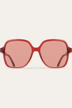 Salvatore Ferragamo Damen-Sonnenbrille in quadratischer Oversize-Form mit Gancini-Relief auf beiden Bügeln