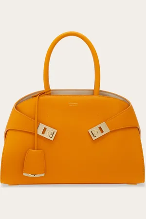 Salvatore Ferragamo Hug Henkeltasche mit einer Linie, die durch den Retro-Stil inspiriert ist