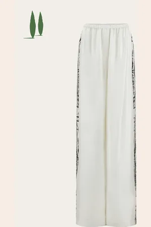 Salvatore Ferragamo Palazzo-Hose mit zeitgemäßer Ausstrahlung, lockerer Form und elastischem Bund