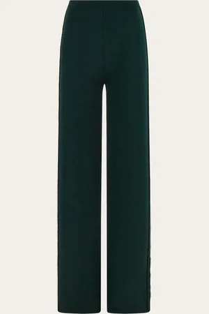 Salvatore Ferragamo Hose mit fließend-eleganter Linie, gefertigt in Maschenware aus reiner Viskose