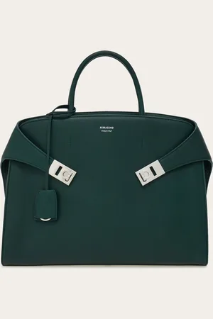 Salvatore Ferragamo Funktionsgerechte Evolution der Hug Tasche, verwandelt in eine Businesstasche mit einem einzigen Fach