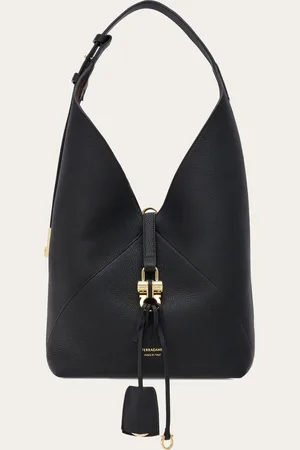 Salvatore Ferragamo Diese neue, destrukturierte Hobo-Bag ist für eine vielseitige und angesagte Weiblichkeit gedacht und wird in einer Kompaktversion vorgeschlagen