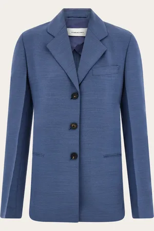 Salvatore Ferragamo Zeitgemäße Variante des einreihigen Blazers mit klarer Linie und femininem Schnitt