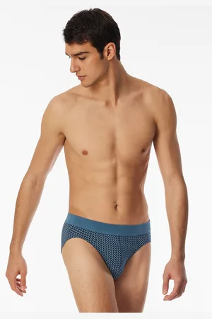 Schiesser Rio-Slip kariert atlantikblau - 95/5 4