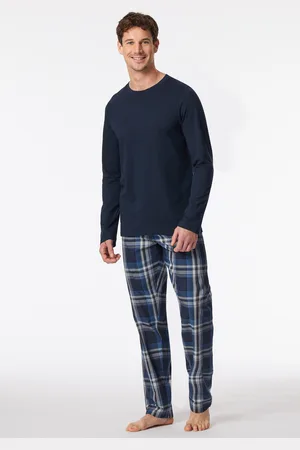 Schiesser Shirt langarm nachtblau - Mix+Relax 54