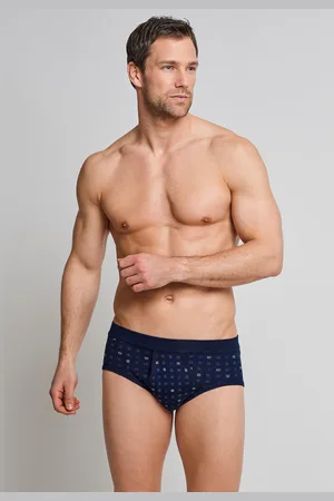 Schiesser Sportslips mit Eingriff 2er-Pack navy kariert - Essentials 7