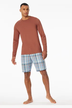 Schiesser Shirt langarm terracotta - Mix+Relax 48
