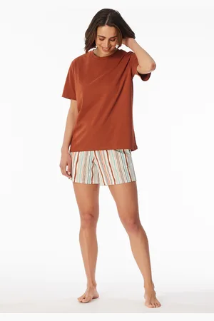 Schiesser Shirt kurzarm terracotta - Mix+Relax 34