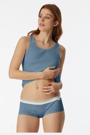 Schiesser Micro-Pants atlantikblau - Revival Greta 42