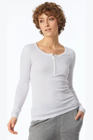 Schiesser Shirt langarm weiß - Revival Berta 36