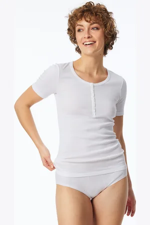 Schiesser Shirt kurzarm weiß - Revival Berta 34