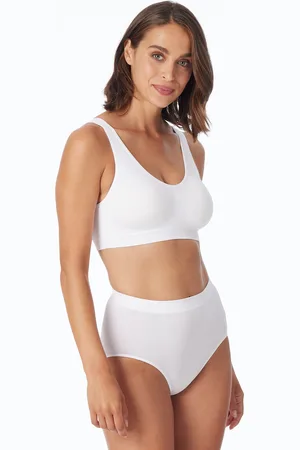 Schiesser Bustier seamless herausnehmbare Pads weiß - Classic Seamless 3XL